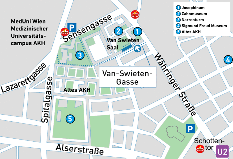 Van Swieten Hall Map